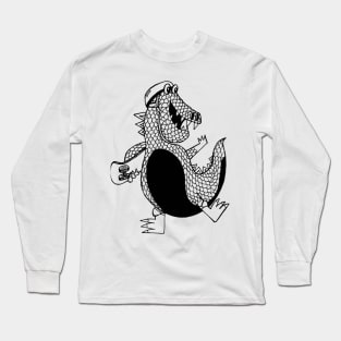 Skater Dino Long Sleeve T-Shirt